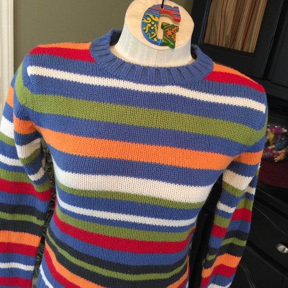 💥 Austin Clothing Co. Multi Stripe Sweater  M - Picture 2 of 5